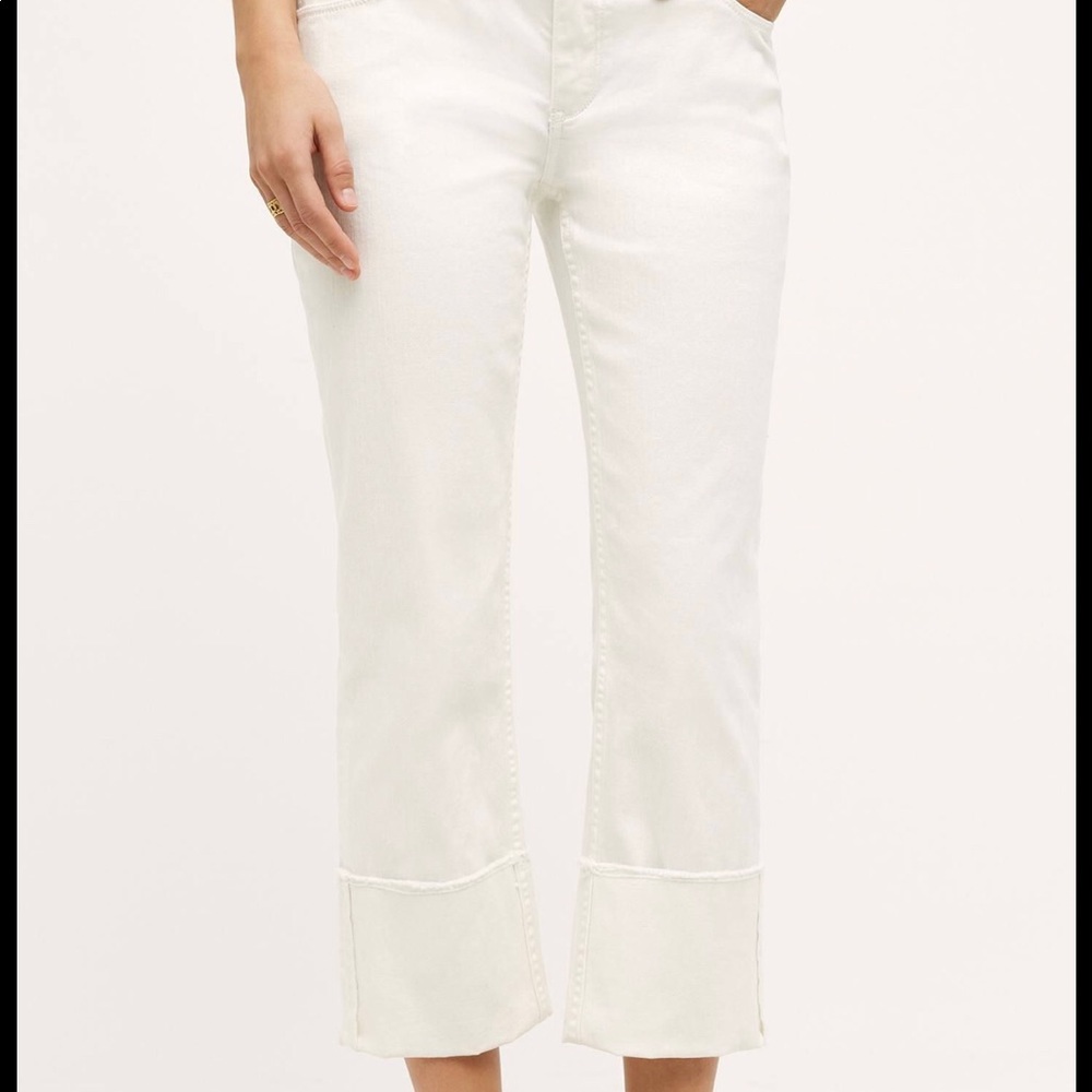 Pilcro and the Letterpress Hyphen High Cuff Jeans